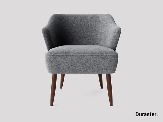 Dudi Furniture Elemantary Solid Wood Fabric Upholstered Chair