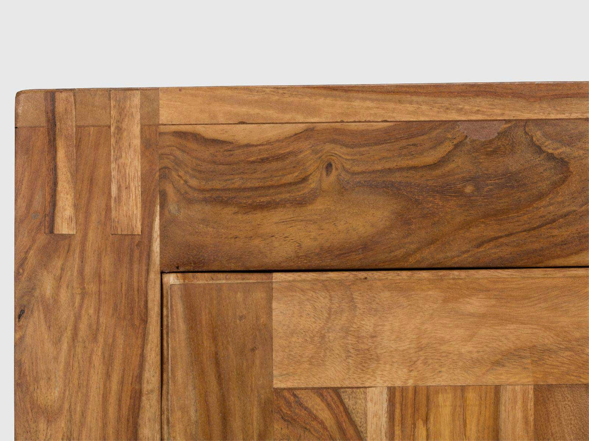 Dudi Furniture Nairobi Sheesham Wood Wall Mounted Cabinet