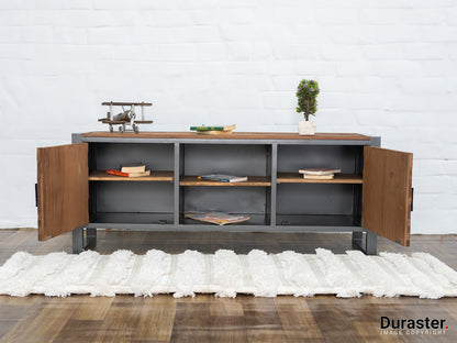 Dudi Furniture El Dorado Recycled Wood TV Unit Cabinet