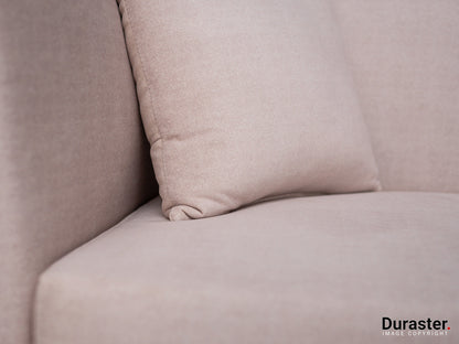 Dudi Furniture Diana Sectional Fabric Sofa Cotton White