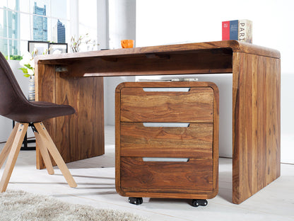 Dudi Furniture Buckingham Modern Sheesham Wood Office Desk