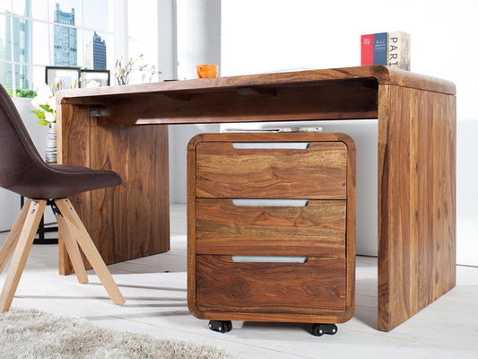 Dudi Furniture Buckingham Modern Sheesham Wood Office Desk