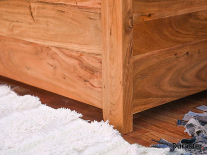 Dudi Furniture Hawkin Solid Sheesham Wood Bed