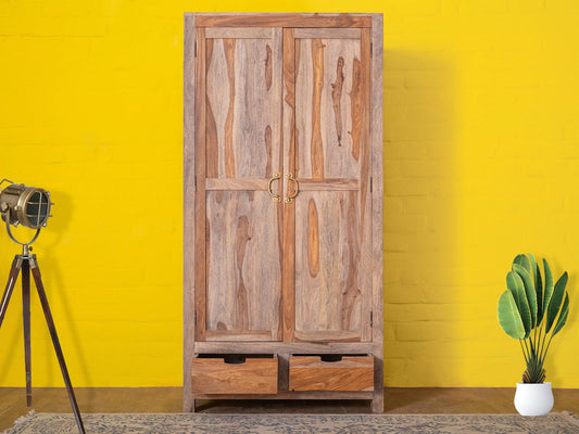Dudi Furniture Alpaca Modern Wooden Wardrobe Cabinet
