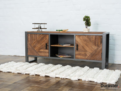 Dudi Furniture El Dorado Recycled Wood TV Unit Cabinet