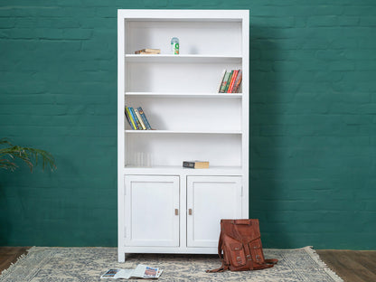 Dudi Furniture Novo Premium Solid Mango Wood Book Shelf