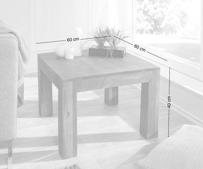 Dudi Furniture Eternal Elegant Acacia Square Coffee Table