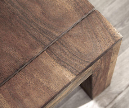 Dudi Furniture Eternal Elegant Acacia Square Coffee Table