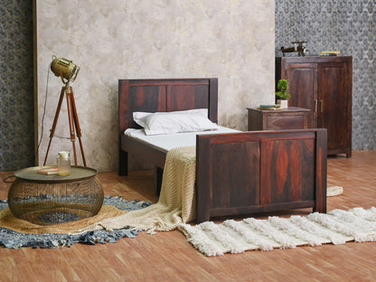 Dudi Furniture Marvel Modern Solid Wood Single Bed