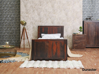 Dudi Furniture Marvel Modern Solid Wood Single Bed