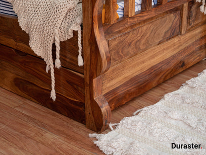 Dudi Furniture Amber Wooden Bed with Storage