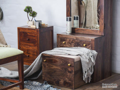 Dudi Furniture Gangaur Solid Wood Dressing Table