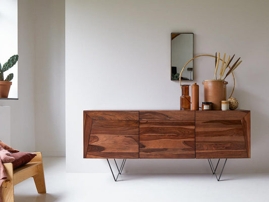 Dudi Furniture Veena Wooden Sideboard Cabinet