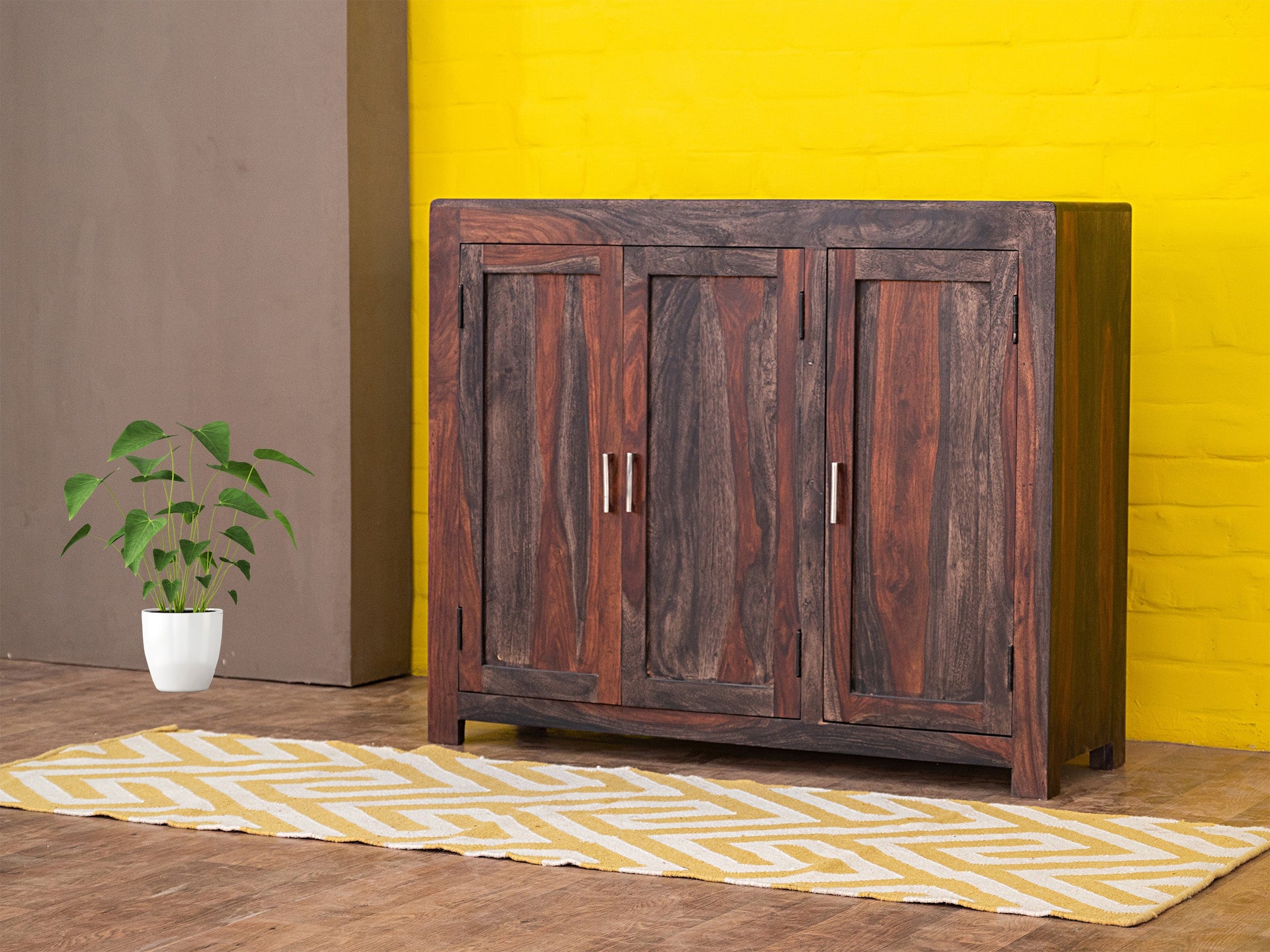 Dudi Furniture Marvel Wooden Shoe Rack