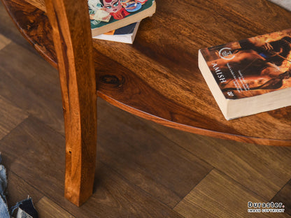 Dudi Furniture Vismit Solid Sheesham Wood Console Table