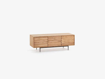 Dudi Furniture Riverrun Industrial TV Unit Acacia Wood