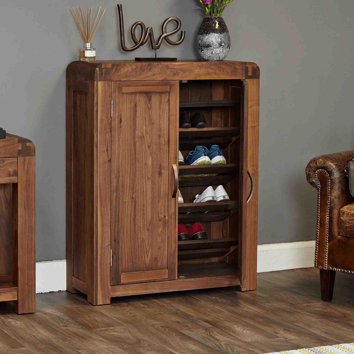 Dudi Furniture Arthur Wooden Shoe Rack