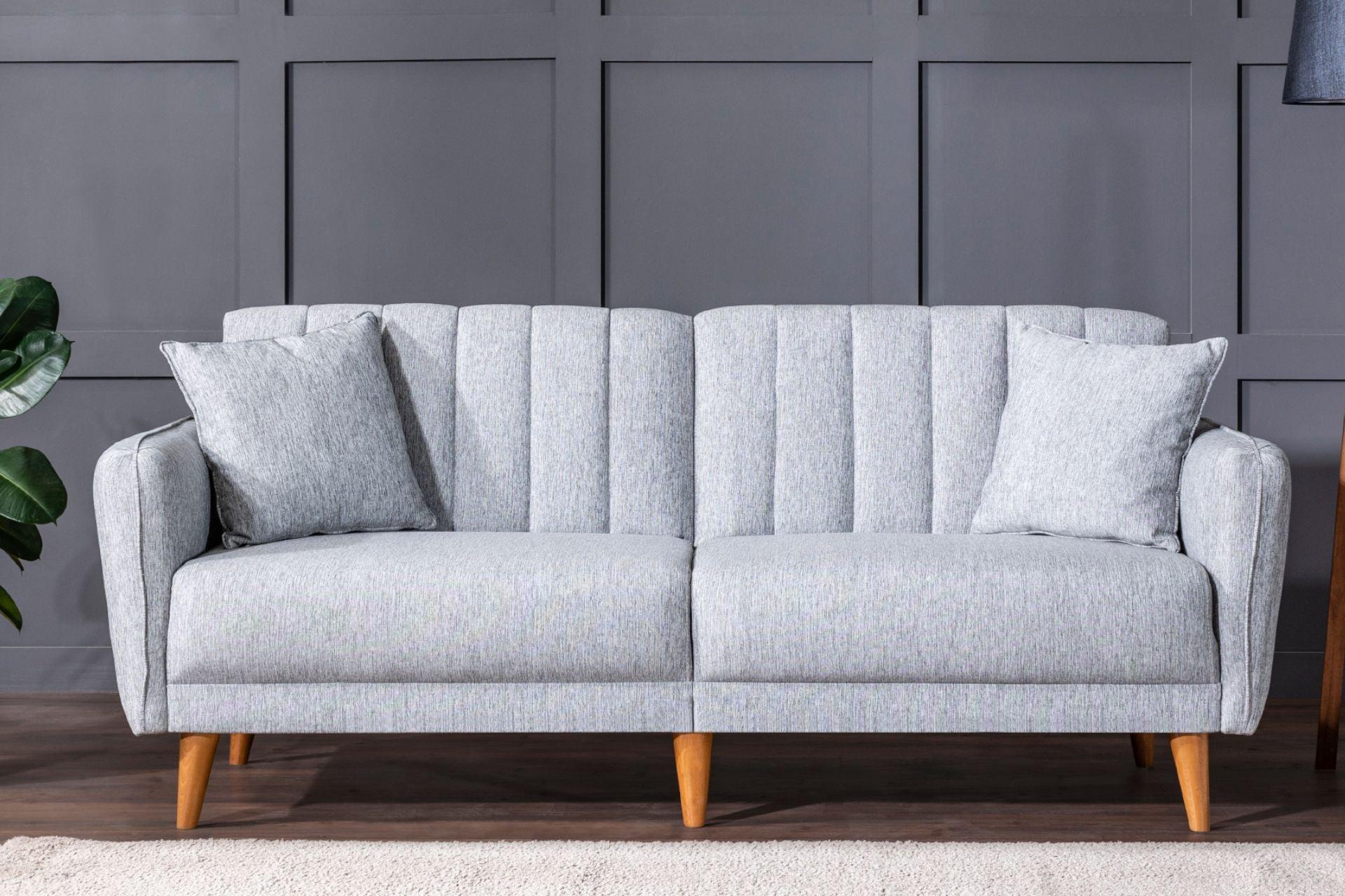 Dudi Furniture Daisy Three Seater Light Grey