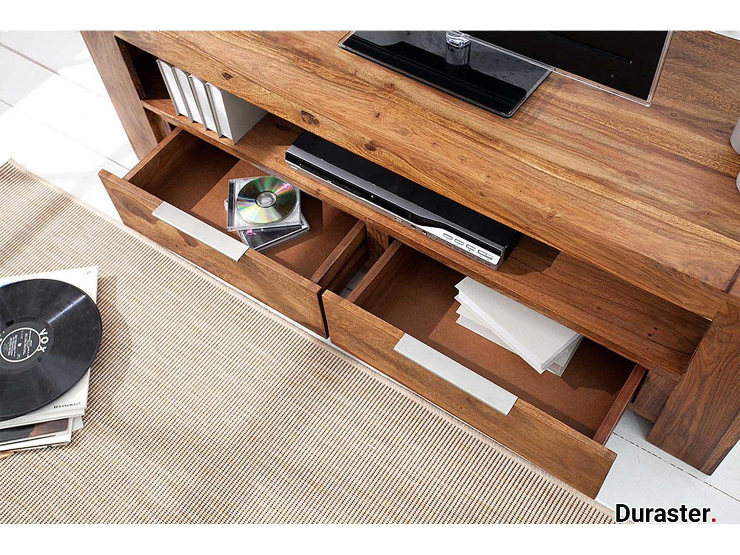 Dudi Furniture Rio Sheesham Wood TV Unit