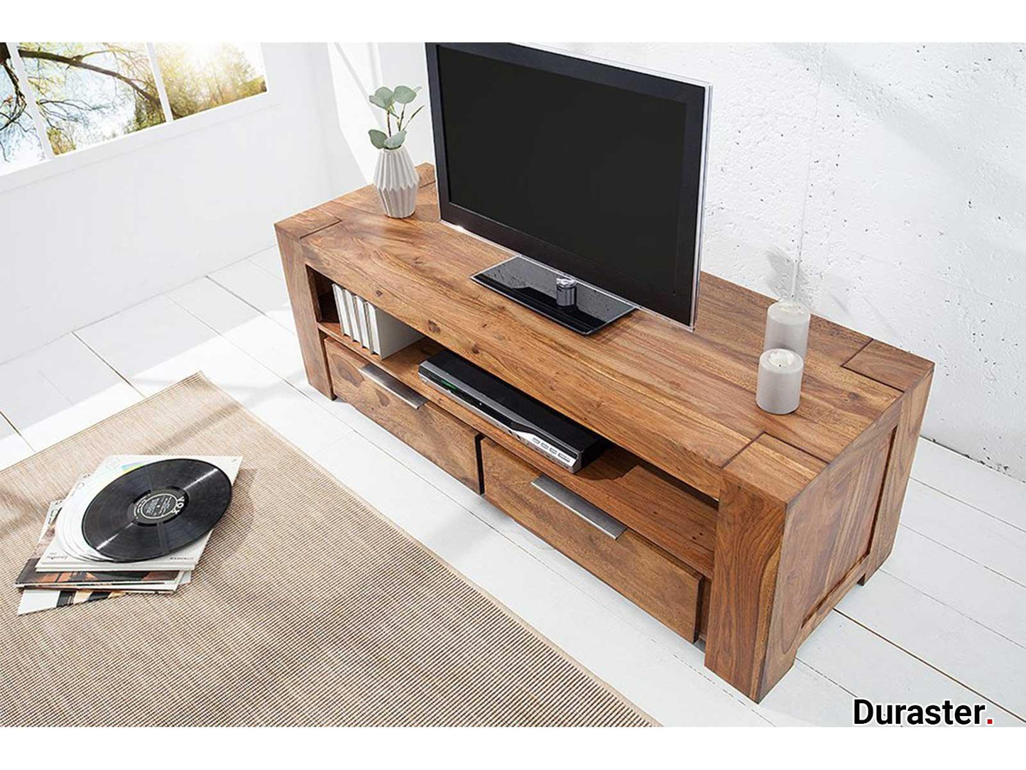 Dudi Furniture Rio Sheesham Wood TV Unit