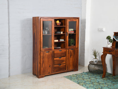 Dudi Furniture Ummed Solid Sheesham Wood Cabinet