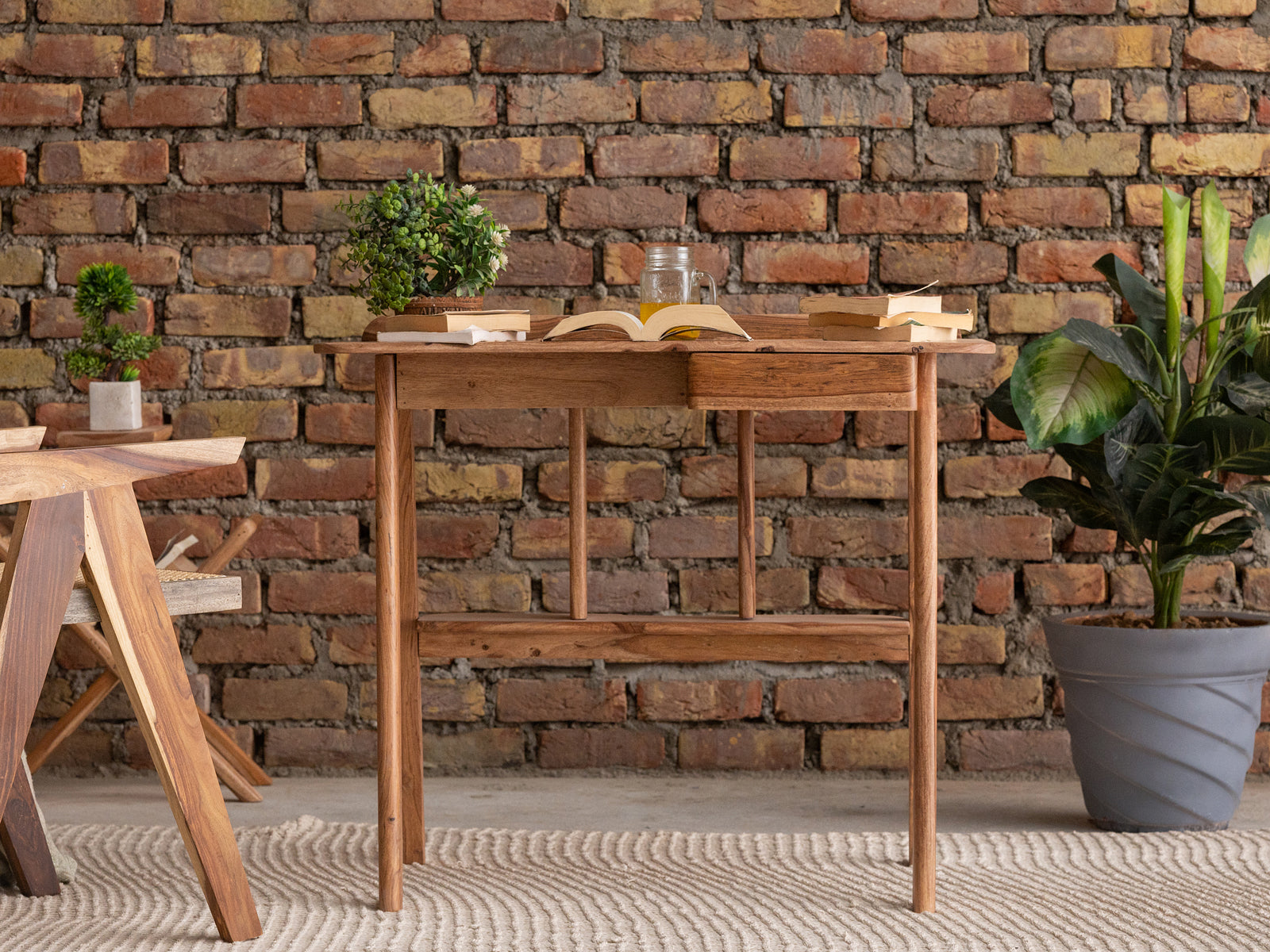 Dudi Furniture Hawkin Solid Wood Kids Study Table