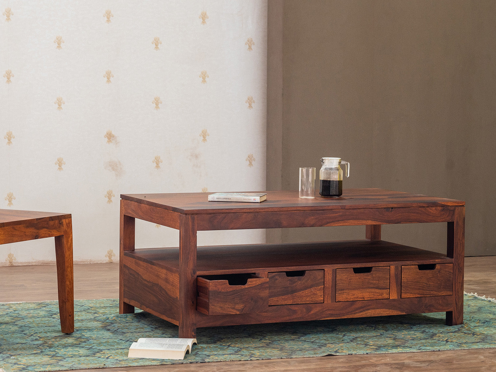 Dudi Furniture Ummed Modern Sheesham wood Coffee Table