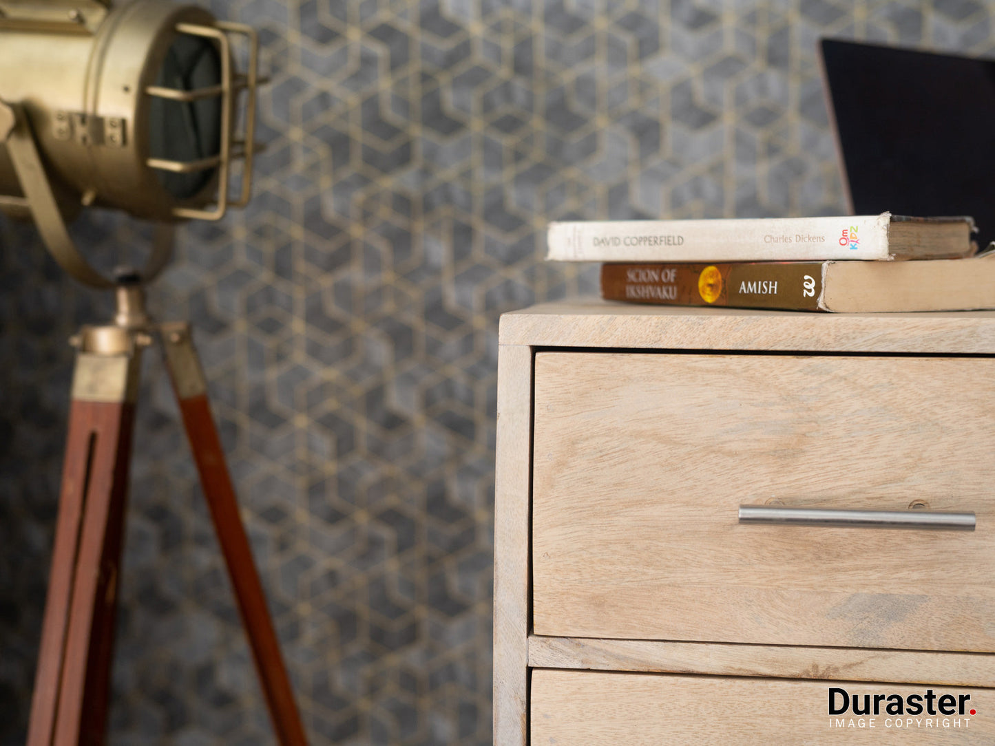 Dudi Furniture Irish Wooden Study Table with Storage