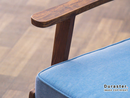 Dudi Furniture Ummed Modern Sheesham Wood Lounge Chair