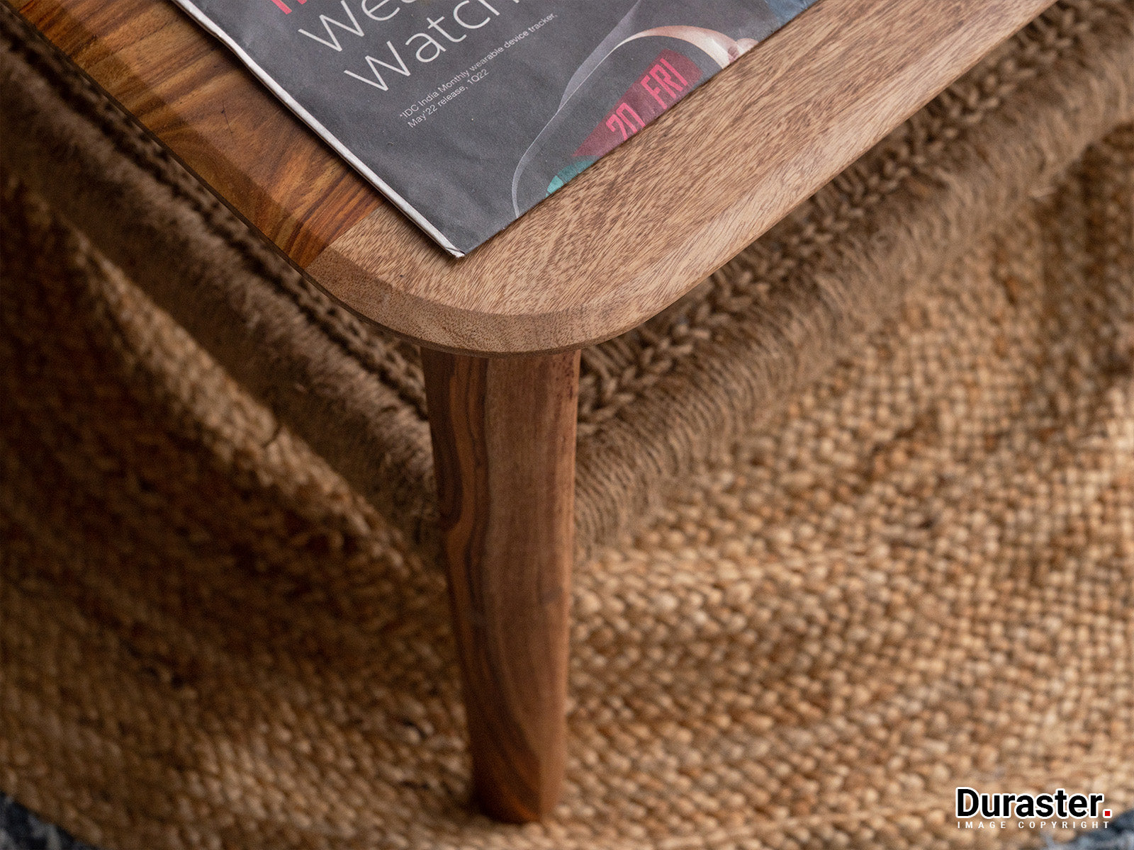 Dudi Furniture New York Wooden Coffee Table with Storage