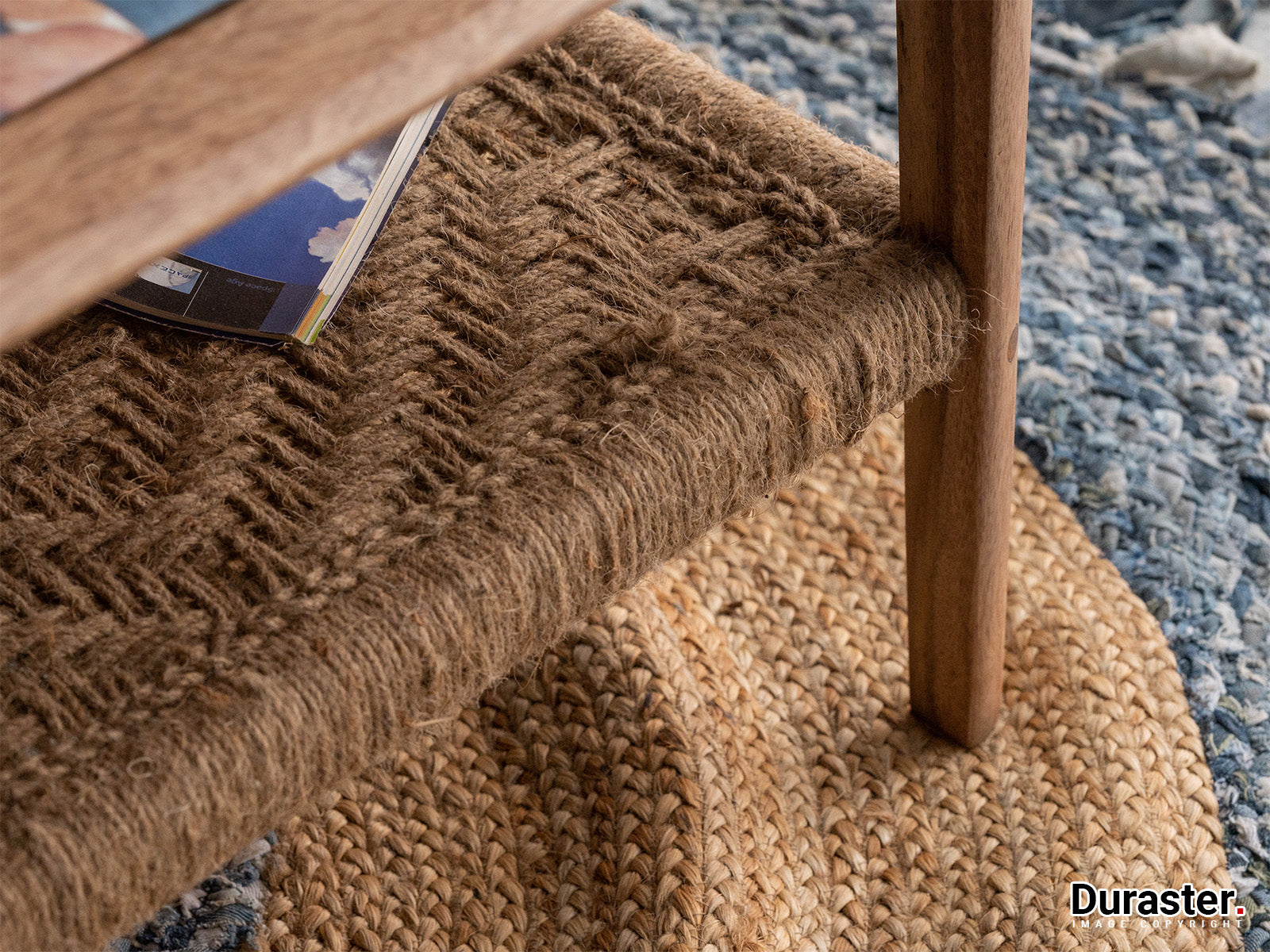 Dudi Furniture New York Wooden Coffee Table with Storage