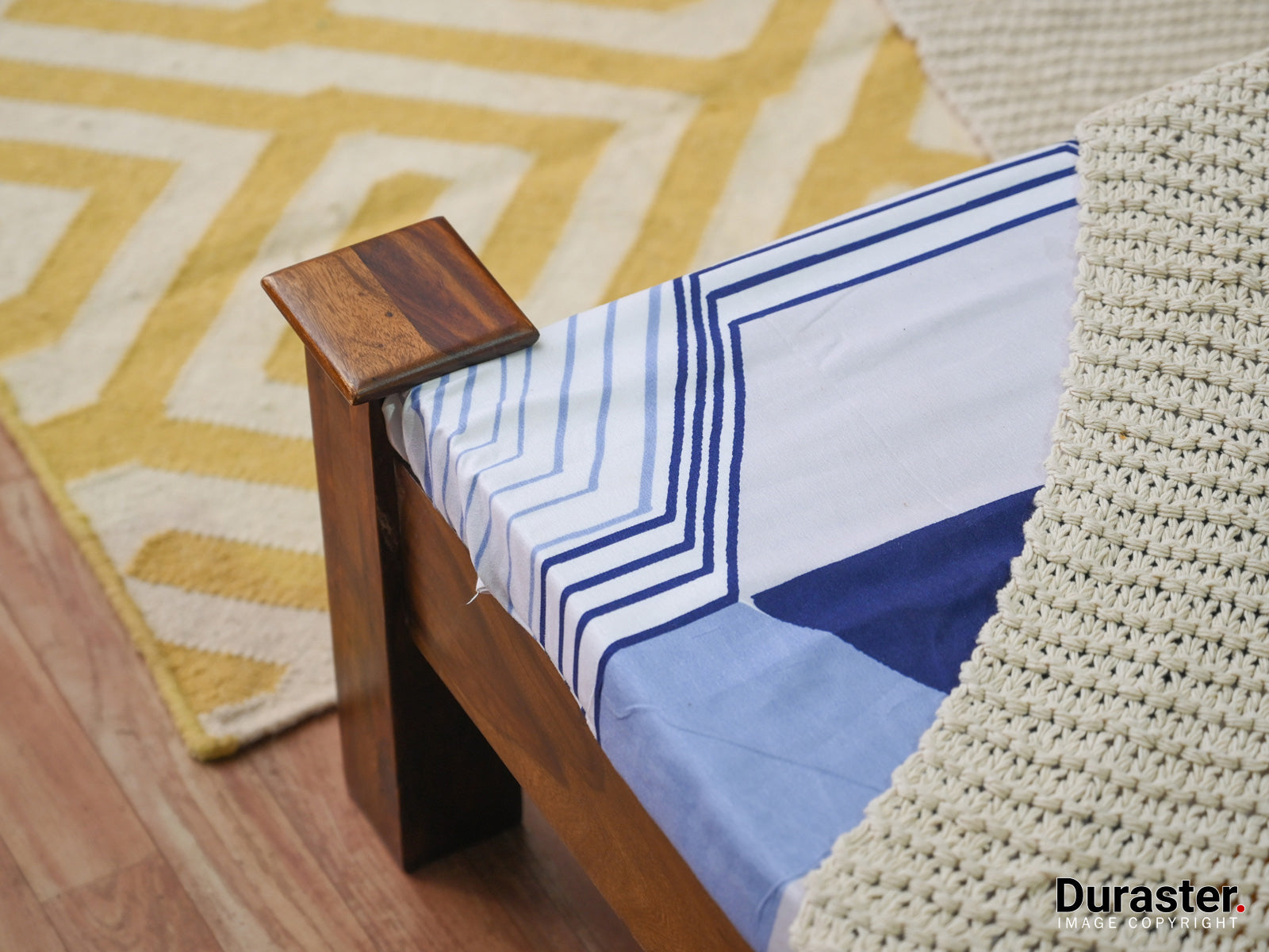 Dudi Furniture Vismit Solid Sheesham Wood King Size Bed