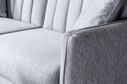 Dudi Furniture Daisy Three Seater Light Grey