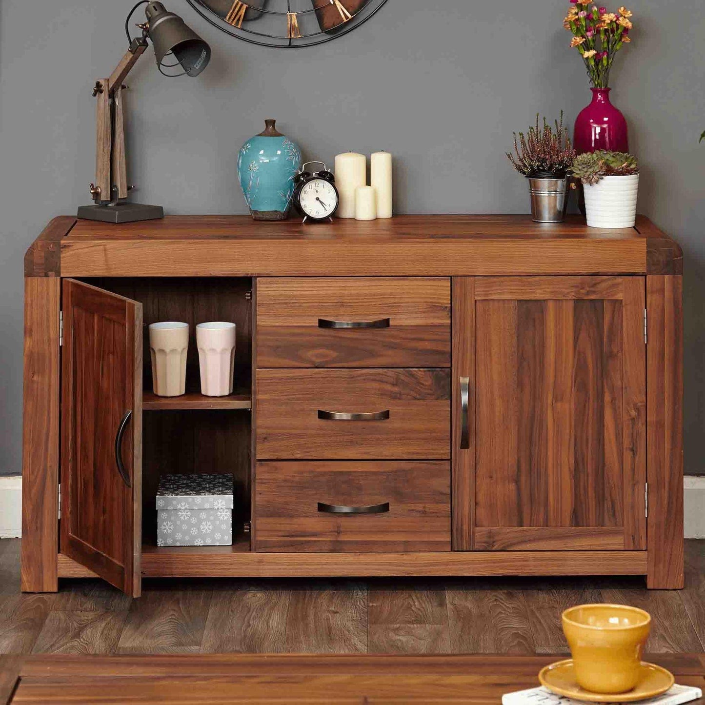 Dudi Furniture Arthur Wood Sideboard Cabinet