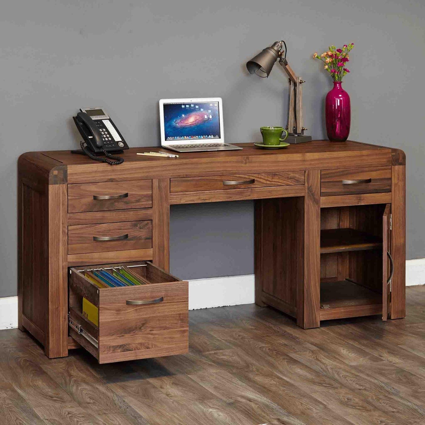 Dudi Furniture Arthur Wooden Study Table with Storage