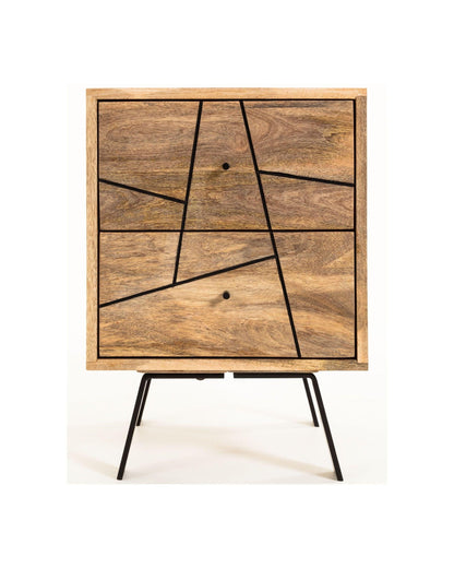 Dudi Furniture Mosaix Bed Side Table Mango Wood