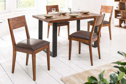 Dudi Furniture Vismit Solid Sheesham wood Dining Set