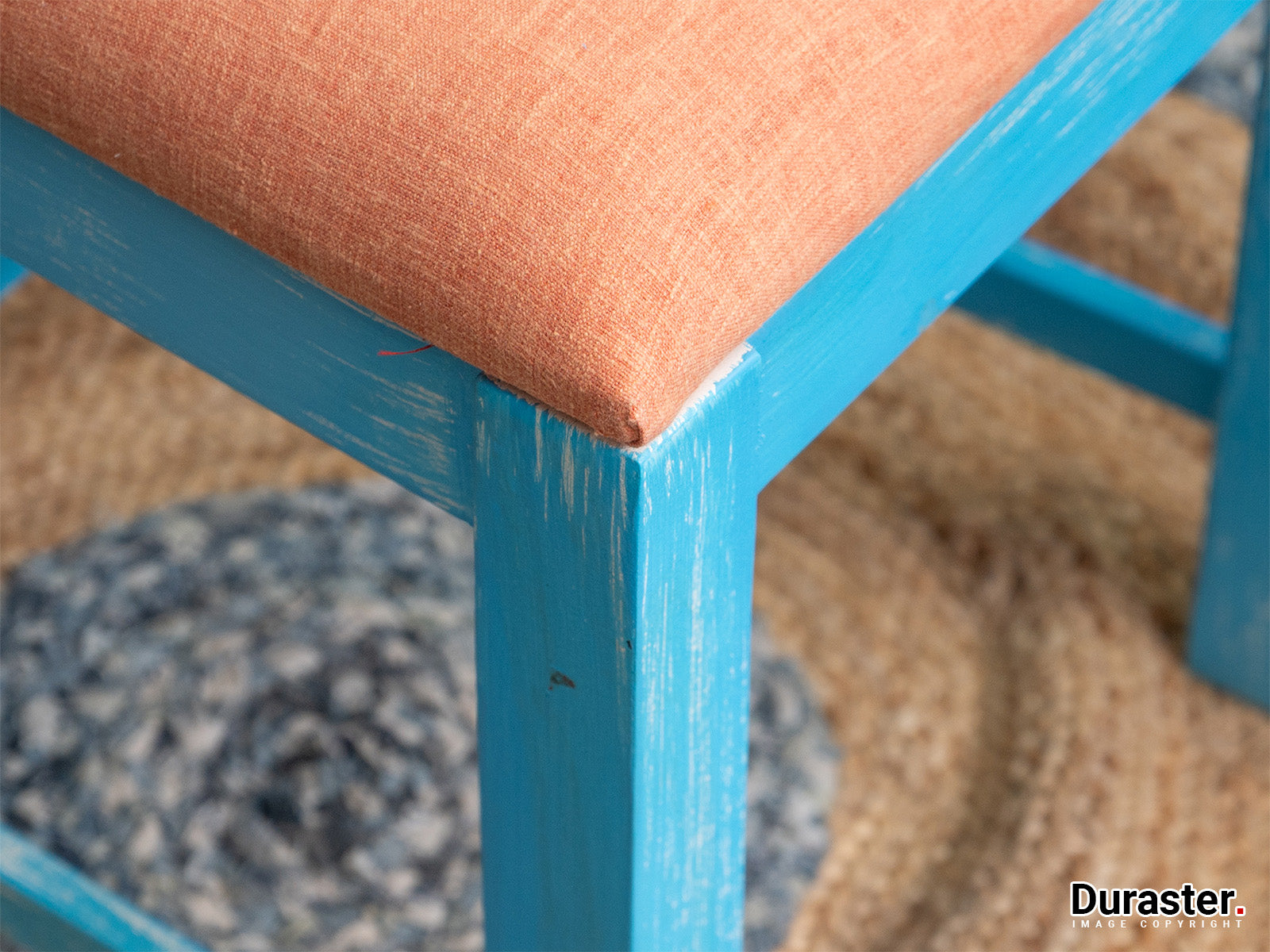 Dudi Furniture Florida Vintage Acacia Wood Dining Chair