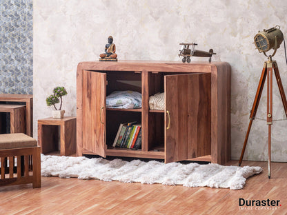 Dudi Furniture Hawkin Solid Wood Sideboard Cabinet