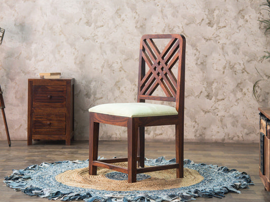 Dudi Furniture Ummed Modern Sheesham Wood Chair