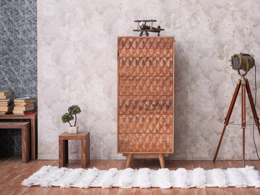 Dudi Furniture Diamond Modern Chest Of Drawers