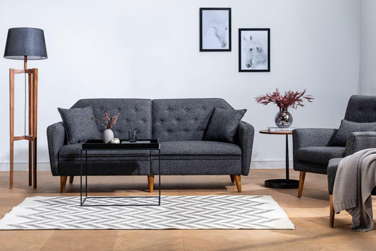 Dudi Furniture Daisy Two Seater Anthracite Grey