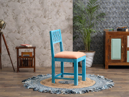 Dudi Furniture Florida Vintage Acacia Wood Dining Chair