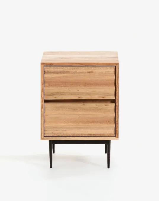 Dudi Furniture Riverrun Bed Side Table Acacia Wood