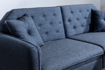Dudi Furniture Daisy Two Seater Navy Blue