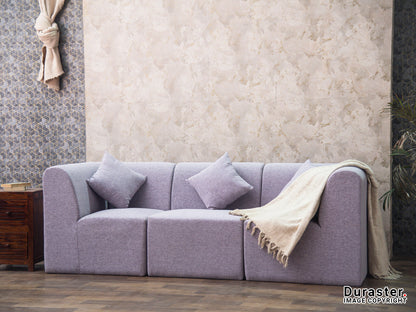 Dudi Furniture Diana U Shaped Sofa Light Grey