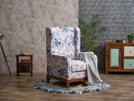 Dudi Furniture Nour Modern Wing Back Chair