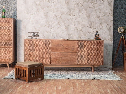 Dudi Furniture Diamond Living Room Sideboard Cabinet