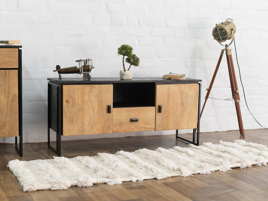 Dudi Furniture El Dorado Mango Wood TV Unit