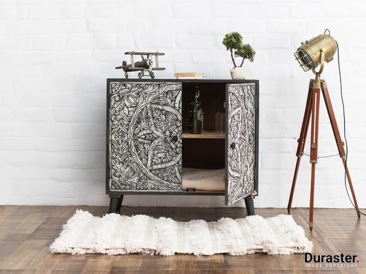 Dudi Furniture Ellora Mango Wood Sideboard Cabinet